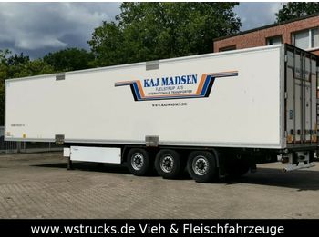 Refrigerator semi-trailer Krone 14 x Rohrbahn,Fleisch , TK SLX 300  Strom/Diesel: picture 1