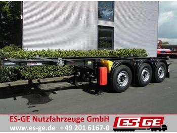 Container transporter/ Swap body semi-trailer Krone 3-Achs-Containerchassis Box Liner 20 ft: picture 1