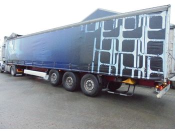 Curtainsider semi-trailer Krone 3 axle Steel transporter Sliding roof 30 rungs: picture 1