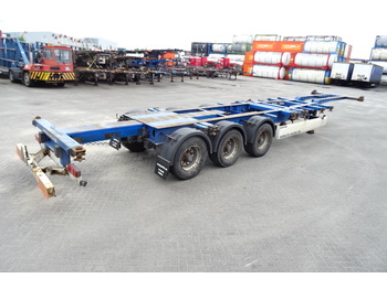 Chassis semi-trailer Krone 45FT HC, BPW+drum, 1x extendable (rear): picture 1