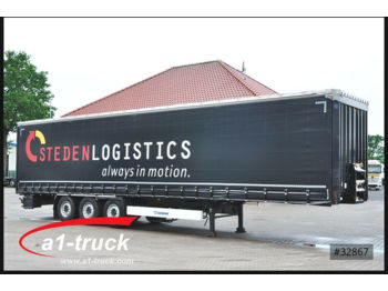 Curtainsider semi-trailer Krone 7 x SD Tautliner, Liftachse, Steckrungen, HU 03/: picture 1