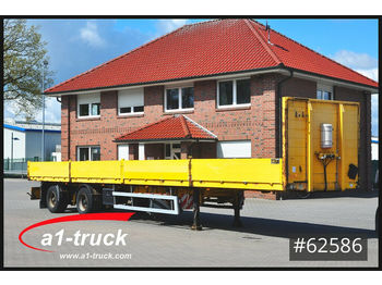 Dropside/ Flatbed semi-trailer Krone Bordwand, Coilmulde, 2x Lenkachse,: picture 1
