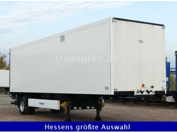 Closed box semi-trailer Krone Iso Koffer City Lenkachse Ladebordwand €333.-mtl: picture 1