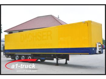 Closed box semi-trailer Krone Koffer, Textil, Doppselstock mit Balken, 265.123: picture 1