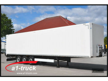 Closed box semi-trailer Krone Koffer, Textil, Doppselstock mit Balken, TÜV 10/: picture 1