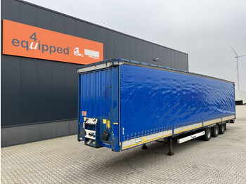 Closed box semi-trailer Krone Mega, alu zijborden, hefdak, nieuwe zeilen, Code XL, Huckepack, BPW, NL-trailer, APK: 07/2023: picture 1