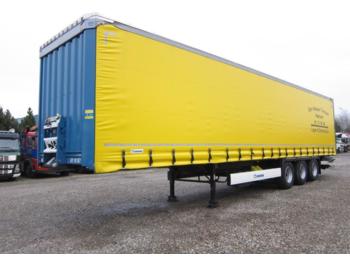 Curtainsider semi-trailer Krone O4S Curtainsider m/ Ladebordwand: picture 1