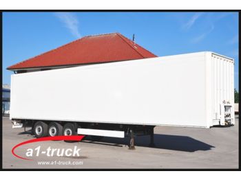 Closed box semi-trailer Krone SDK 27, Isokoffer, Doppelstock, Rolltor: picture 1