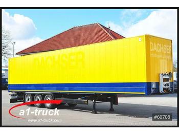 Closed box semi-trailer Krone SDK 27, Koffer, Textil, Doppselstock mit Balken,: picture 1