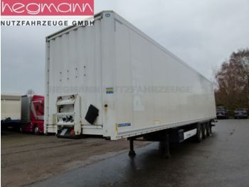 Closed box semi-trailer Krone SDK 27 eLB4-LI, Doppelstock, Ladebordwand: picture 1