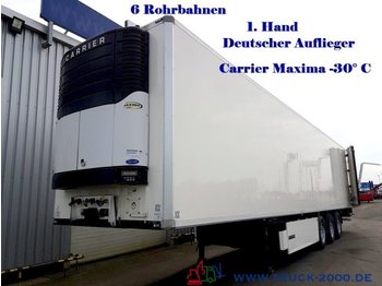 Refrigerator semi-trailer Krone SDR 27 CarrierTiefkühl -30°*6Rohrbahnen*1.Hand*: picture 1
