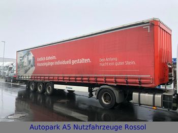 Curtainsider semi-trailer Krone SD Auflieger Pritsche + Plane Liftachse SAF: picture 1