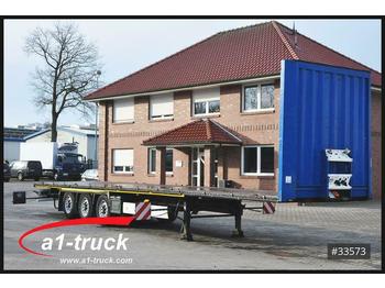 Dropside/ Flatbed semi-trailer Krone SD, Liftachse, Container 1x 40 2x 20 HU 04/2020: picture 1