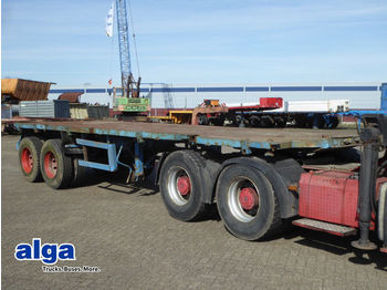Dropside/ Flatbed semi-trailer Krone SZC 16, lang 8 mtr, 20 Fuß, Container, Holzaufl.: picture 1