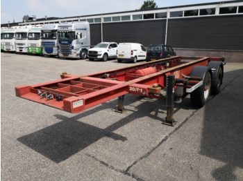 Container transporter/ Swap body semi-trailer Krone SZC 20 EL 2-Assen SAF - Lift-as - Luchtgeveerd - Centraalsmeersysteem - 02/2019 APK: picture 1