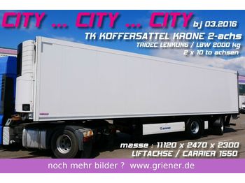 Refrigerator semi-trailer Krone SZR 20/ CITY TK KOFFER TRIDEC /LBW / LIFT / CARR: picture 1