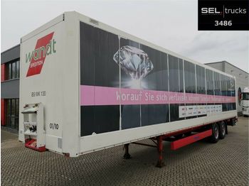 Closed box semi-trailer Krone SZ / BPW / Rolltor / Textiltransport: picture 1