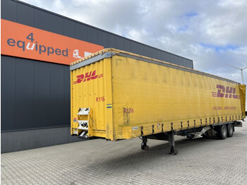 Curtainsider semi-trailer Krone Schaden, aluminium Bordwände (60cm), BPW+Trommel, Code XL-Plane,: picture 1