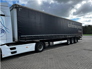 Krone Schiebeplanen Auflieger mit LBW 2.000 kg  - Curtainsider semi-trailer: picture 4