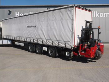 Curtainsider semi-trailer, Truck mounted forklift Krone Tautliner | Moffett M4 25.3*Stapler - 971Stunden: picture 1