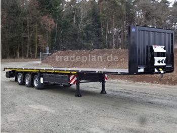 New Dropside/ Flatbed semi-trailer Krone Twist Locks Rungentaschen Mega und Standard: picture 1