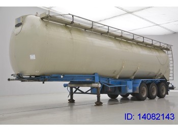 Tank semi-trailer for transportation of food LAG Bulk silo 55 cub: picture 1