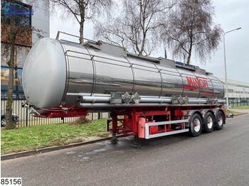 Tank semi-trailer LAG Chemie 28636 Liter, 3 Compartments, Steel suspension: picture 1