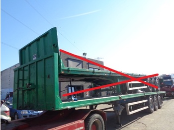 Dropside/ Flatbed semi-trailer LAG Oplegger 6x heavy chassis: picture 1