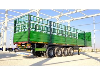 New Dropside/ Flatbed semi-trailer LIDER 2022 MODEL NEW LIDER TRAILER DIRECTLY FROM MANUFACTURER FACTORY: picture 1