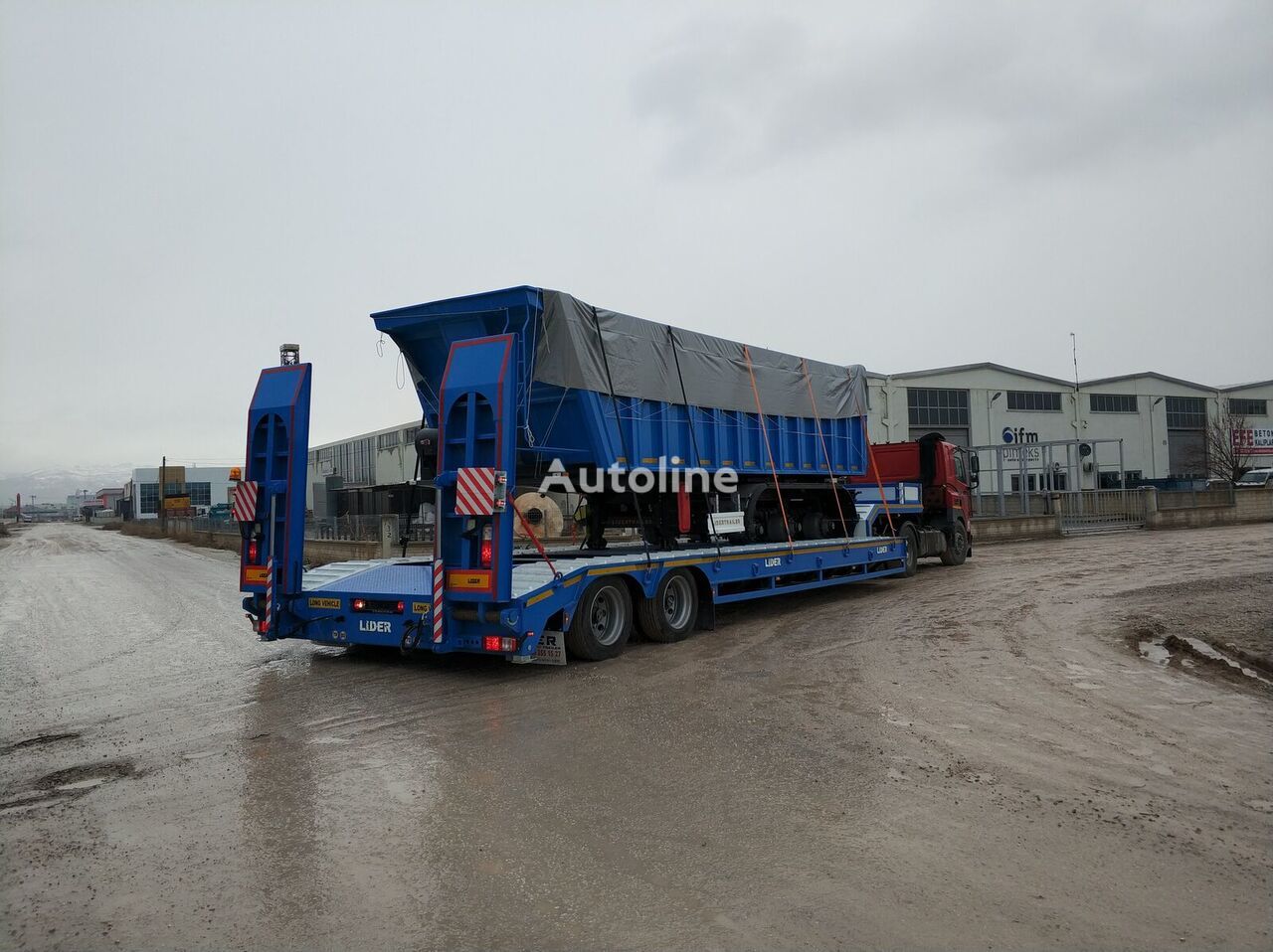 New Low loader semi-trailer LIDER 2023 model new from MANUFACTURER COMPANY Ready in stock: picture 12