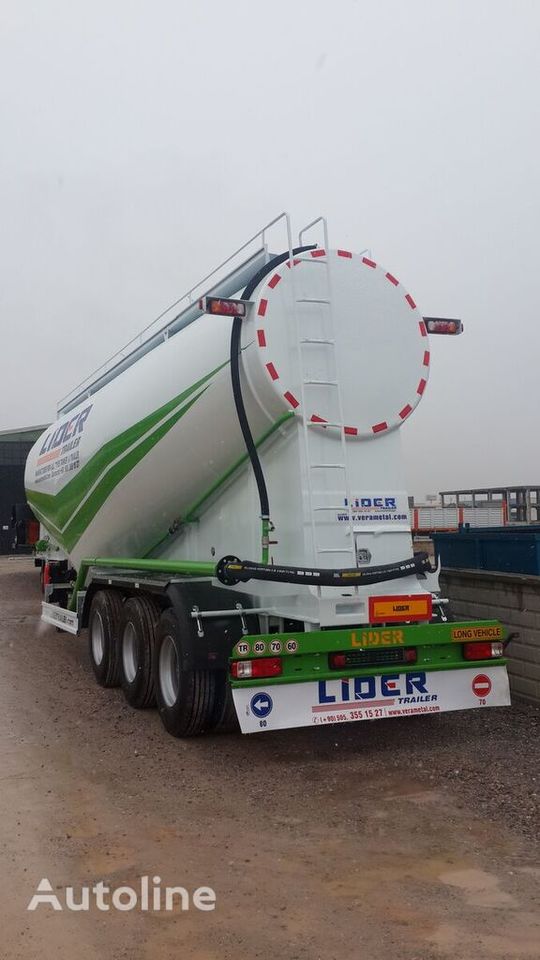 New Tank semi-trailer for transportation of cement LIDER 2024 NEW 80 TONS CAPACITY FROM MANUFACTURER READY IN STOCK: picture 17