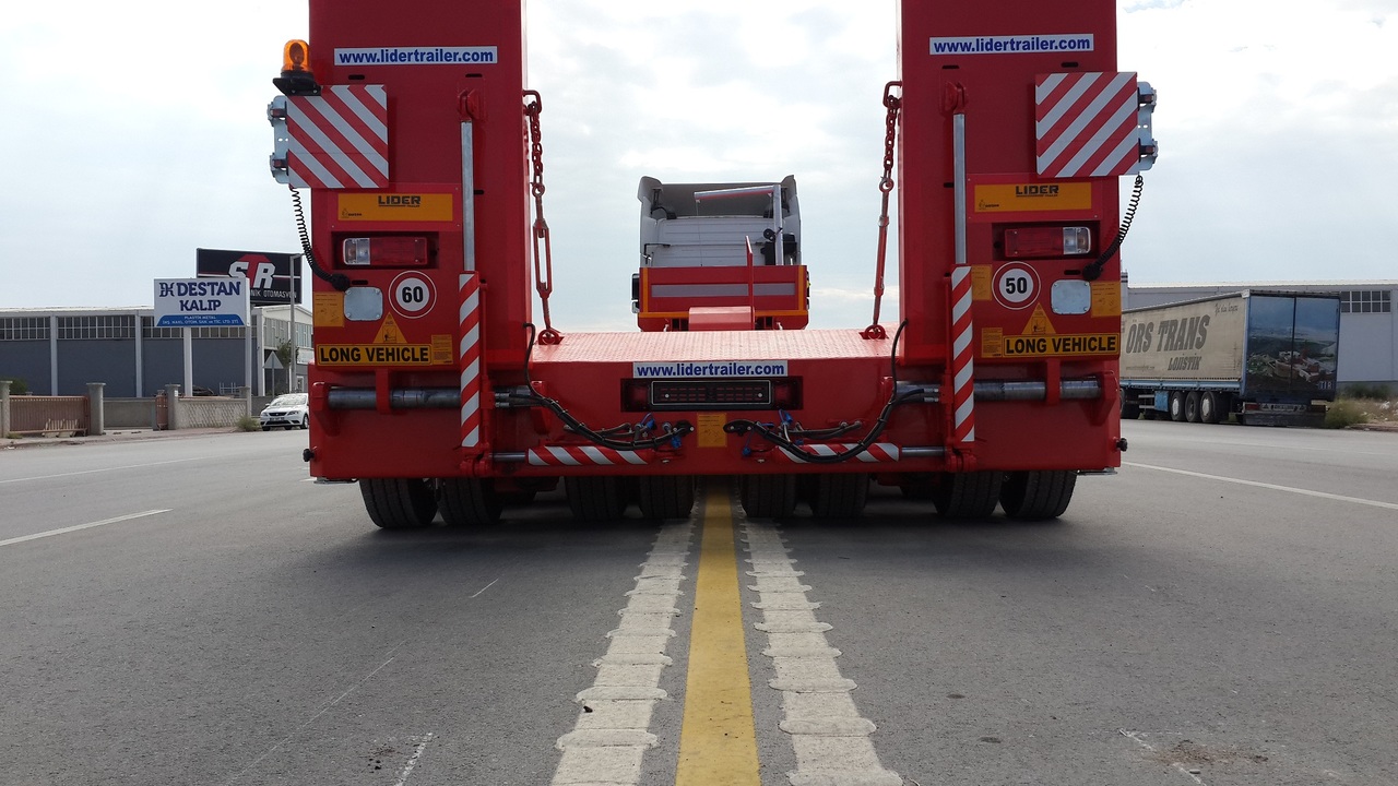 New Low loader semi-trailer LIDER 2024 model new from MANUFACTURER COMPANY Ready in stock: picture 17