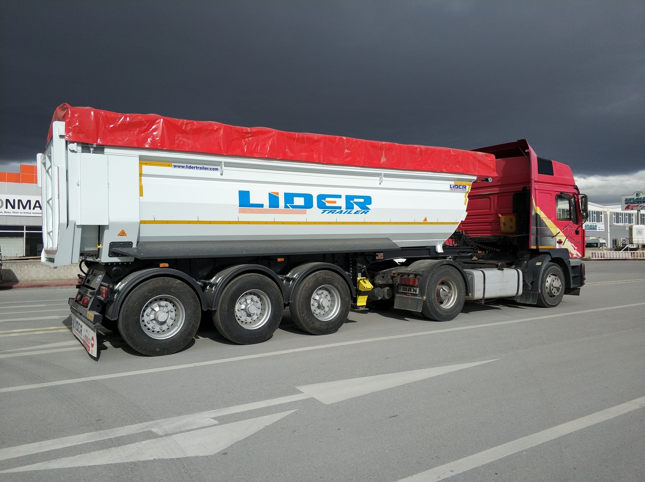 New Tipper semi-trailer LIDER LIDER NEW 2024 Year DUMPER SEMI TRAILER  READY IN STOCKS: picture 11