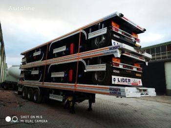 New Container transporter/ Swap body semi-trailer for transportation of containers LIDER NEW 2021 MODELS YEAR (MANUFACTURER COMPANY LIDER TRAILER: picture 1