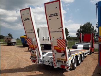 New Low loader semi-trailer LIDER-TRAILER GONDOLA 3 EJES 1 DIRECIONEL 1 ELEVABLE 45 TONAS: picture 1