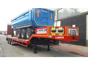 New Low loader semi-trailer LIDER TRAILER PORTA MAQUINA EXTENSIBLE A PARTE DE 3 EJES: picture 1