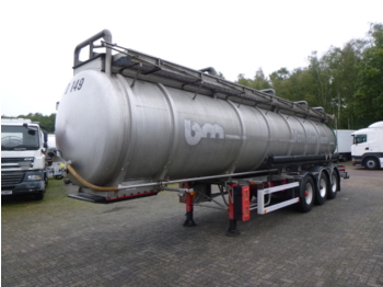 Tank semi-trailer for transportation of chemicals L.A.G. Chemical ACID tank inox 26 m3 / 1 comp: picture 1