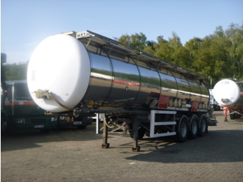 Tank semi-trailer for transportation of chemicals L.A.G. Chemical tank inox 30 m3 / 1 comp + pump: picture 1