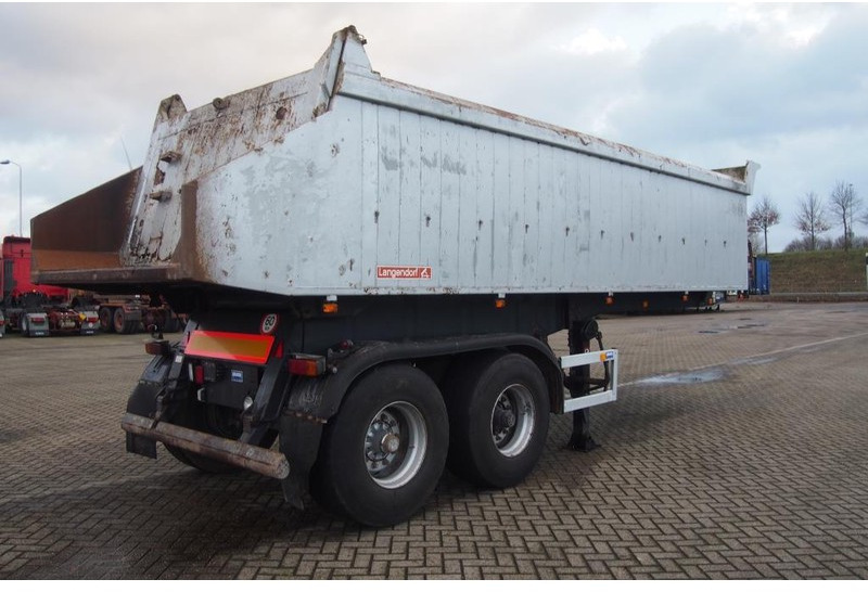 Tipper semi-trailer Langendorf 21.5 cub in steel: picture 6