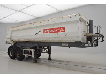 Tipper semi-trailer Langendorf 27 cub in steel: picture 3