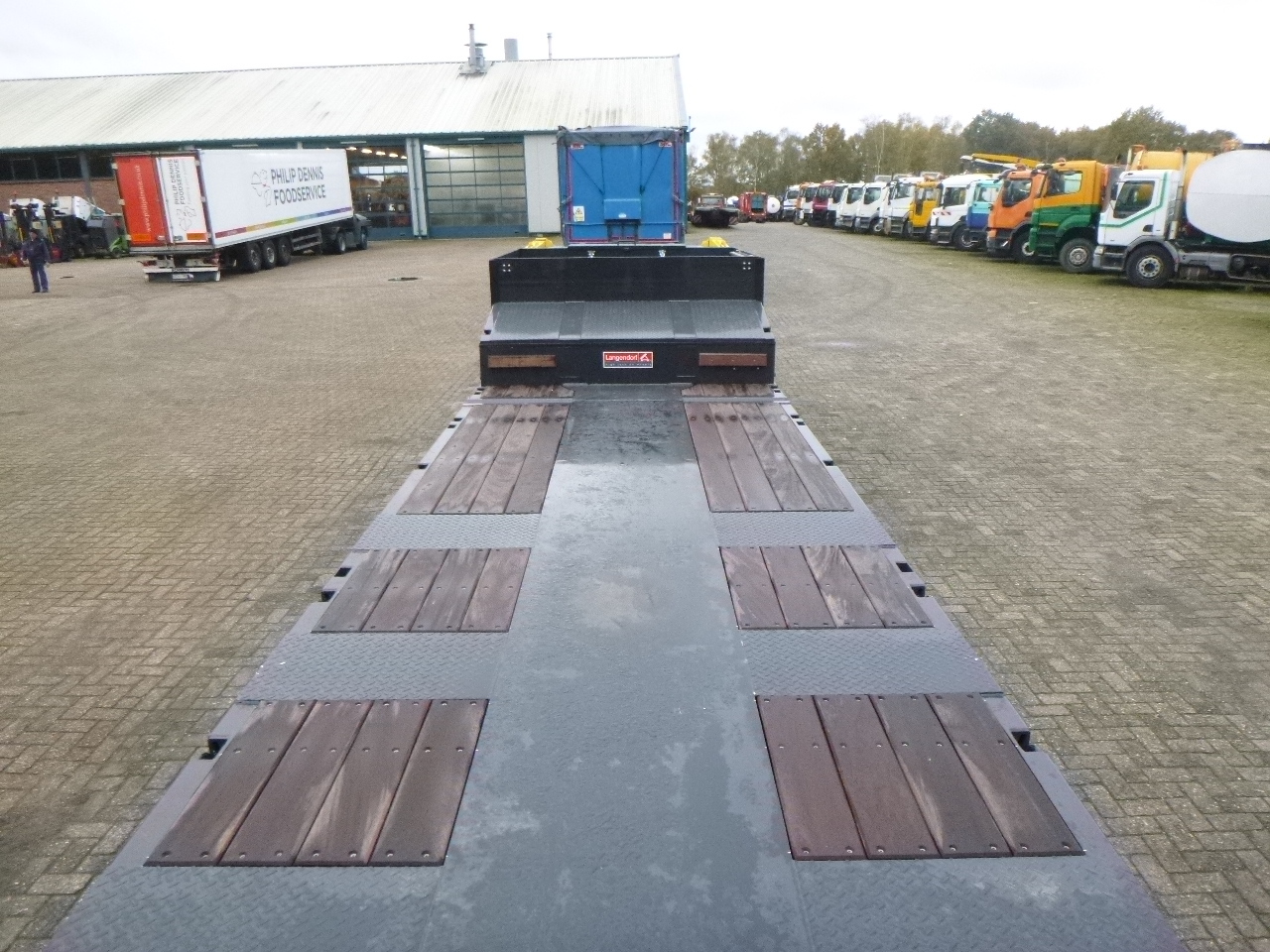 New Low loader semi-trailer Langendorf 3-axle semi-lowbed trailer 48T ext. 13.5 m + ramps: picture 11