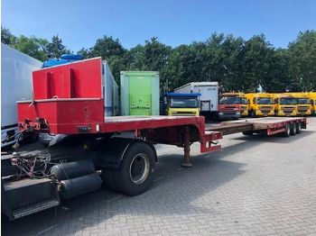 Low loader semi-trailer Langendorf 3as gestuurd en uitschuifbaar: picture 1