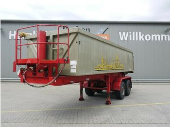 Tipper semi-trailer Langendorf SKA 18/27 Alu, 24m³, Rollplane, Stützbeine: picture 1