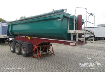 Tipper semi-trailer Langendorf Tipper Steel half pipe body 22m³: picture 1