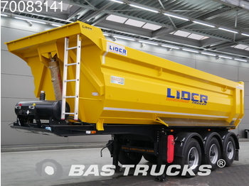 New Tipper semi-trailer Lider 25m3 Liftachse Hardox: picture 1