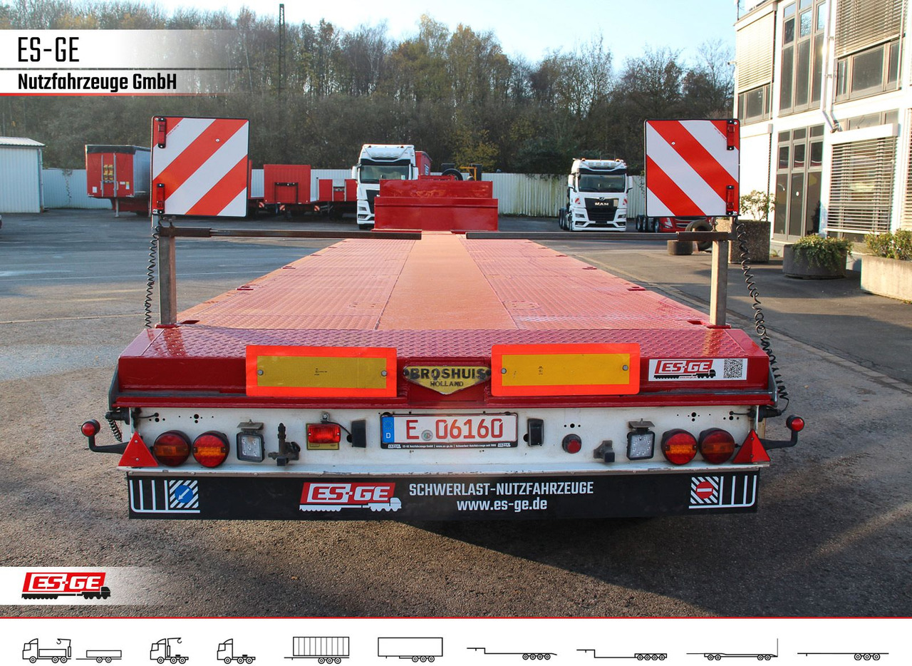 Low loader semi-trailer Broshuis 6-Achs-Satteltieflader - teleskopierbar