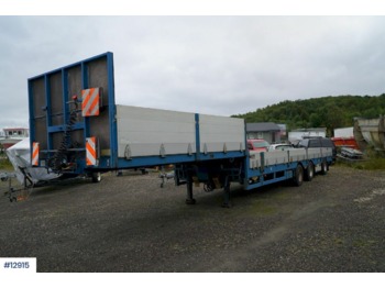 Low loader semi-trailer Broshuis E-2190/27 trailer
