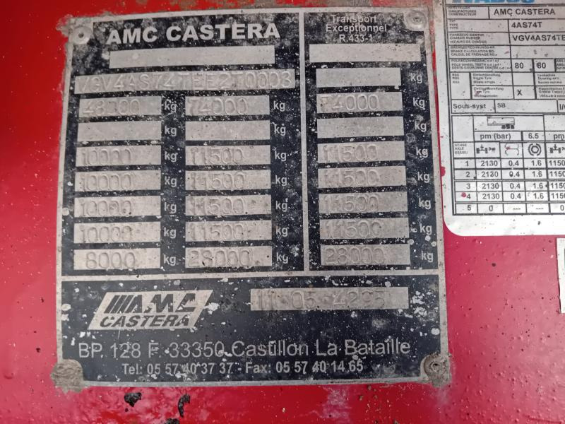 Low loader semi-trailer Castera