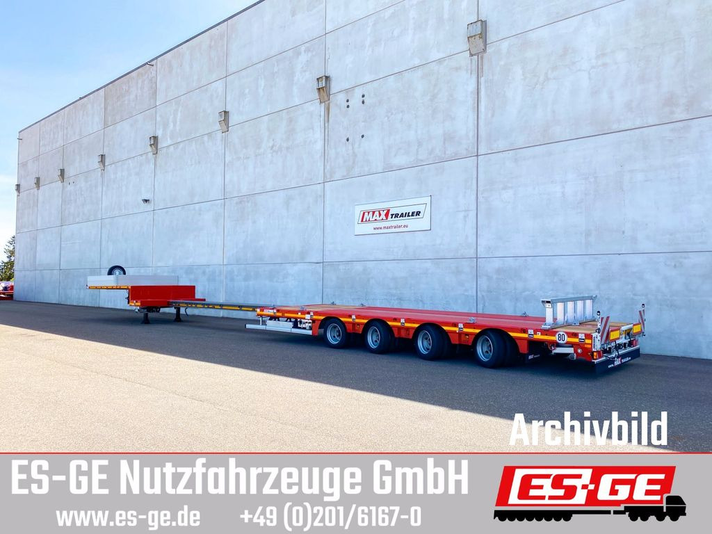 Low loader semi-trailer Faymonville MAX Trailer MAX110 Semi-Tieflader