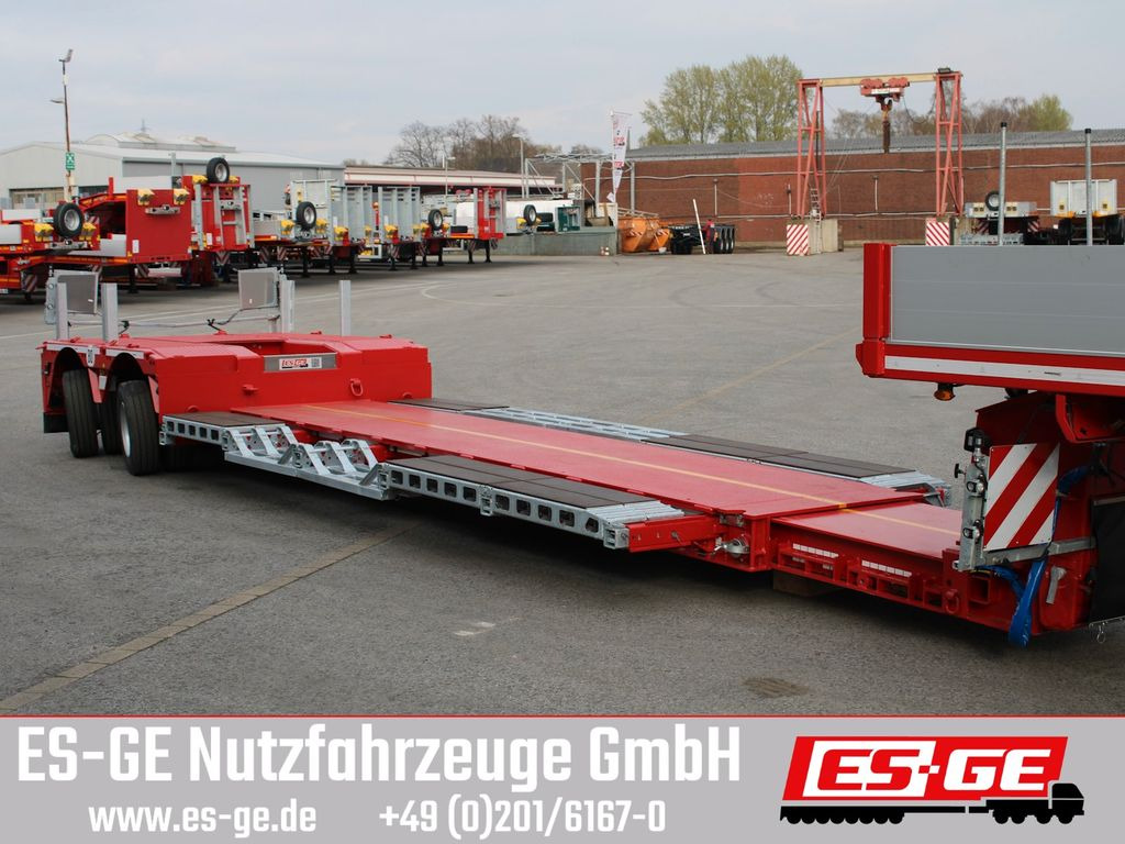Low loader semi-trailer Faymonville Megamax Tiefbett 2x10 t